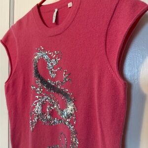 Pink Cashmere Top by Lisli